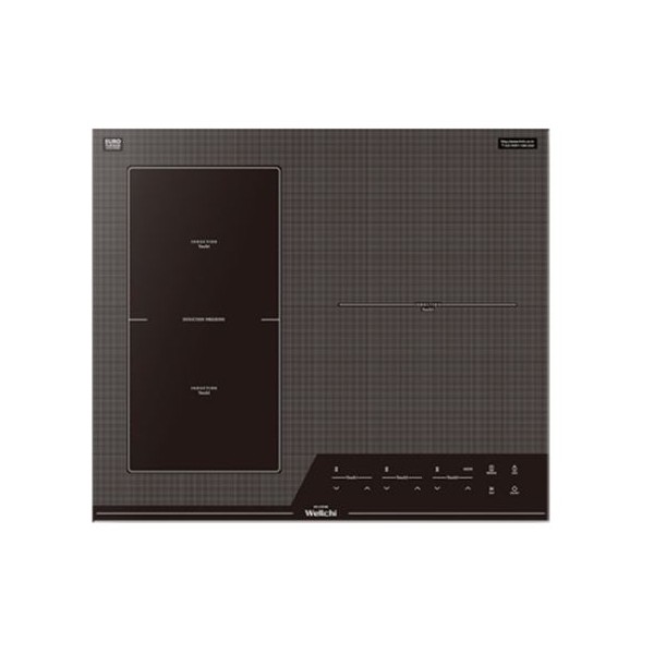 웰치 3구 하이브리드 전기레인지 CHB350