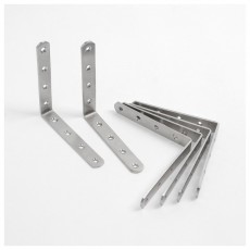 영달철물 스텐꺽쇠 코너철 6p세트(125x125mm)