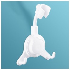 후크형 자바라 샤워기걸이 2p세트(화이트)