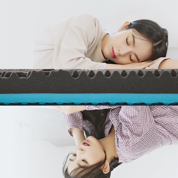 폭탄 양면매트리스 침대 바닥 마약 토퍼 12cm 퀸